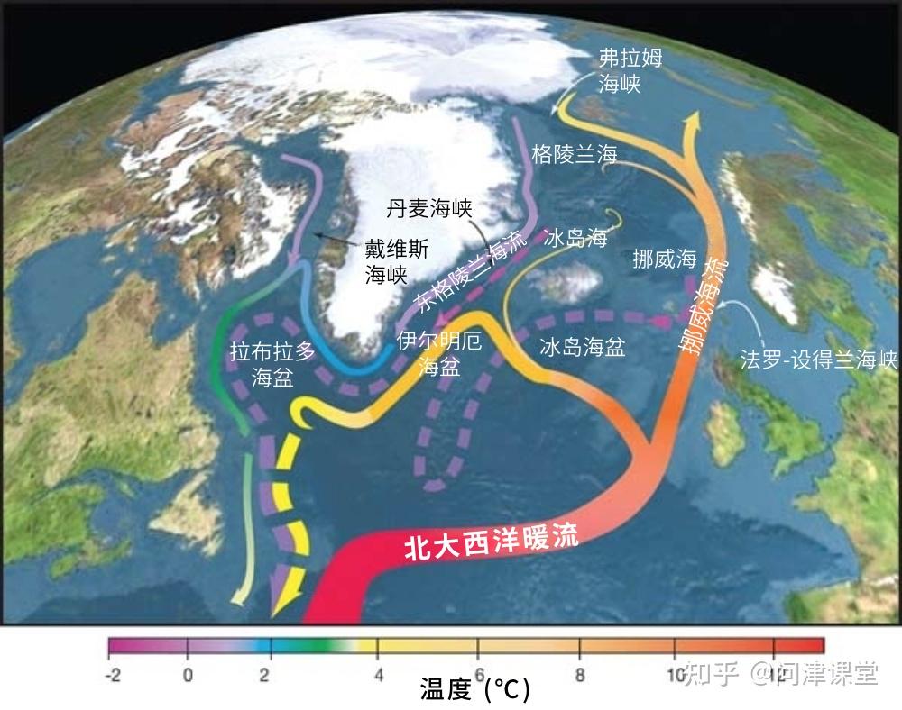 墨西哥湾暖流流向图片