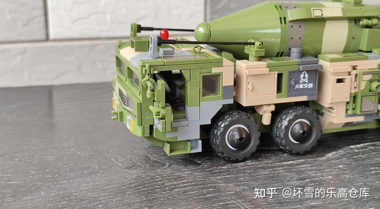 积木做成的东风快递车森宝积木df21d弹道导弹图文评测