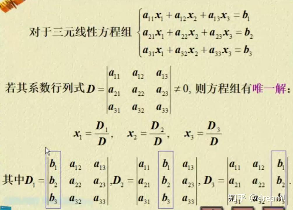 7.克拉默法则