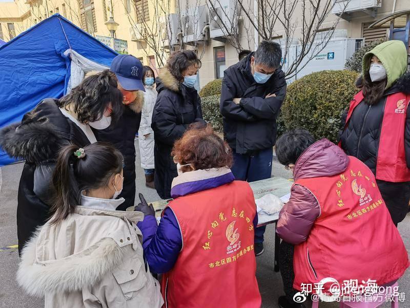 尚乐城小区第二轮核酸检测井然有序