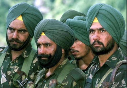 从锡克教士兵的头巾看今日的印度军队