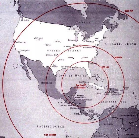 古巴导弹危机1962年10月24日上午人类世界最接近核战的时刻