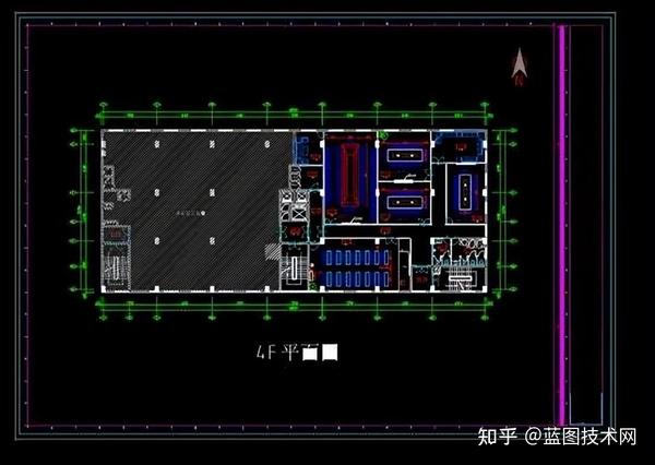 办公楼CAD室内设计方案，办公空间装修布局CAD图纸 - 知乎