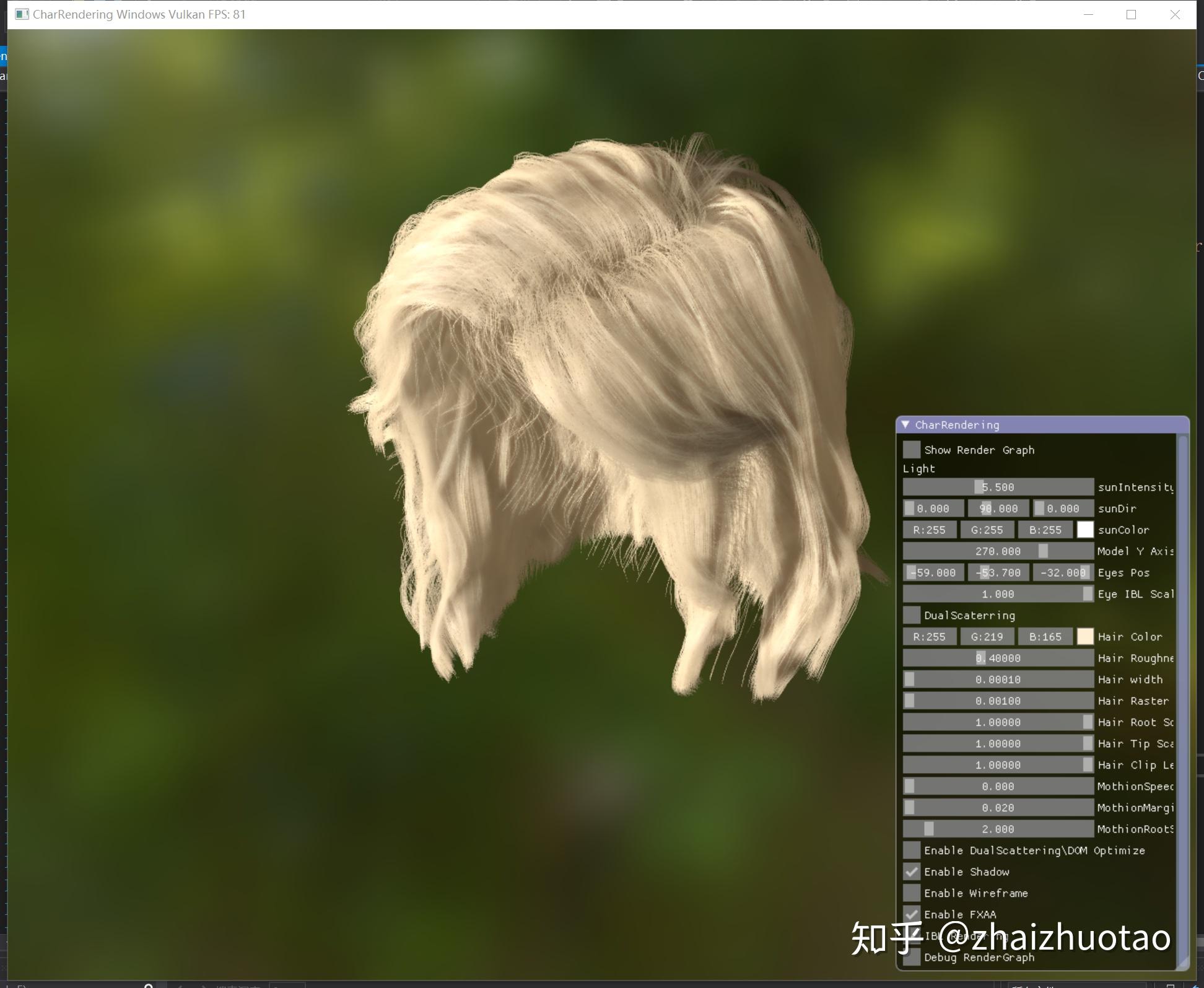 Strand based hair rendering实践——Dual Scattering算法 知乎