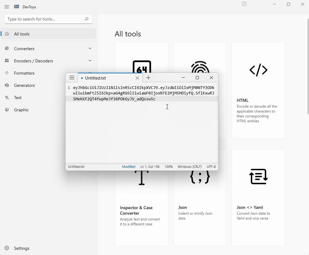 Devtoys windows 