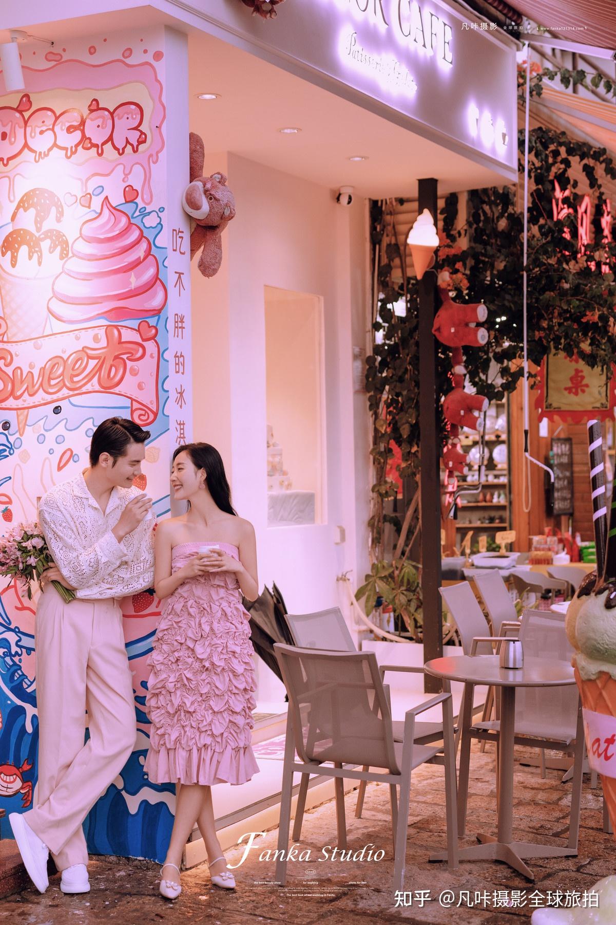 厦门粉色街拍婚纱照78专属夏天的粉色浪漫 - 知乎