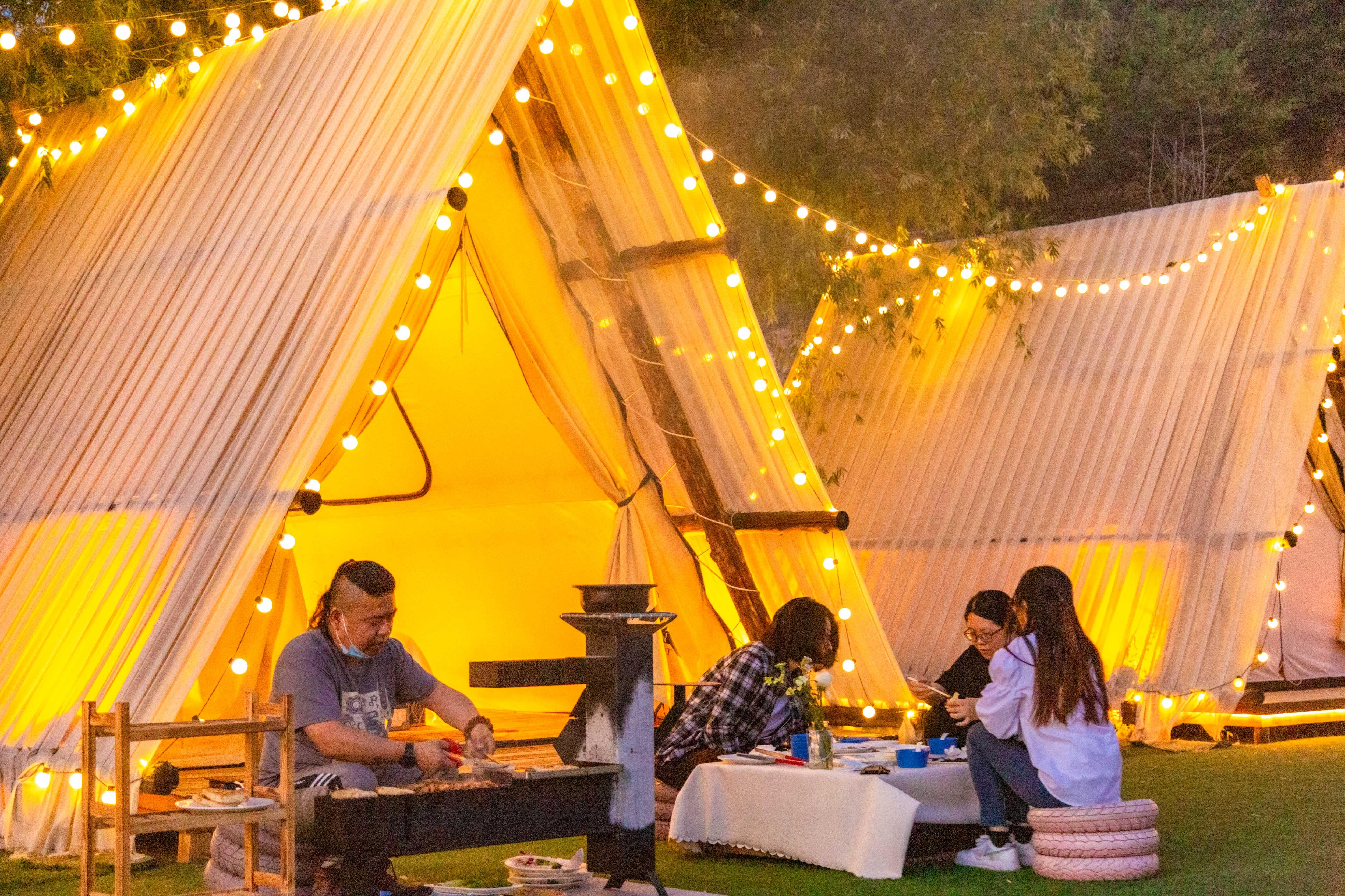 团建还能这样玩躲进森林来场野奢露营party