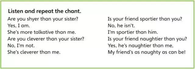 口语课例:comparatives