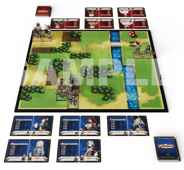 超高颜值圣女战旗桌游版高能来袭演绎高燃战争史诗