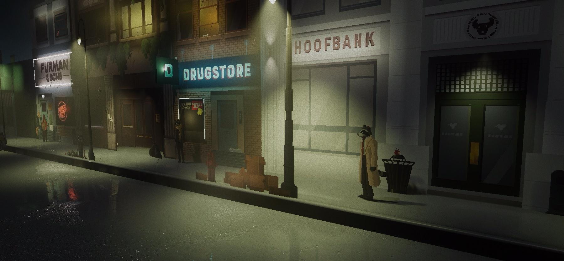 backbone一款与动物庄园内核接近的侦探解谜游戏