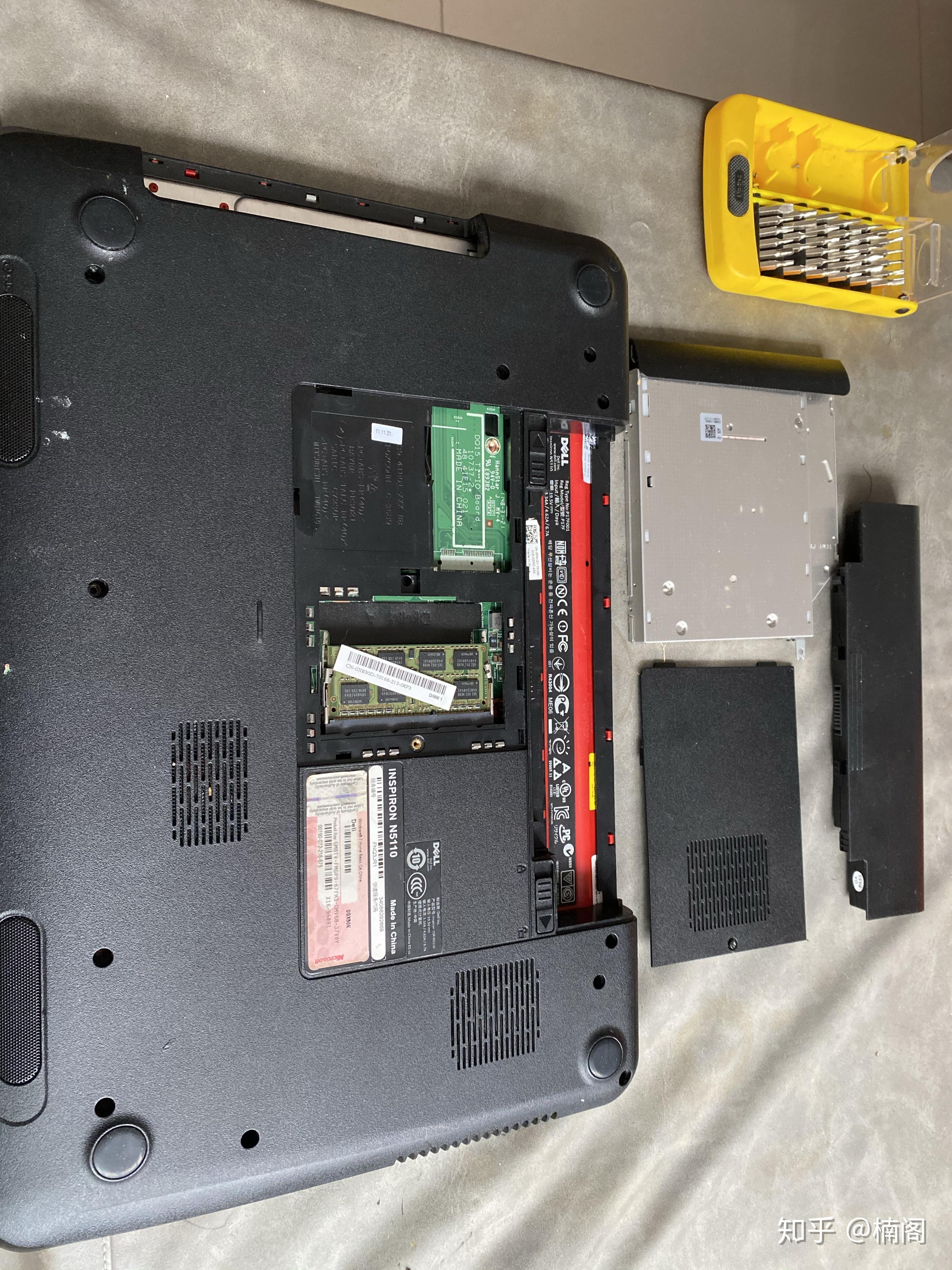 戴尔dellinspironn5110拆机清灰换硅脂