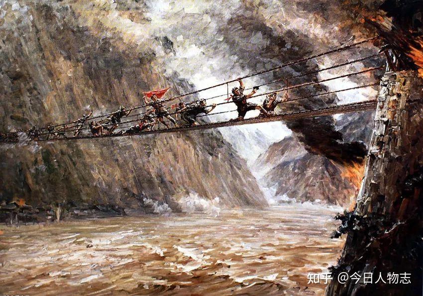 紅軍儀渡風溪河渡口图片
