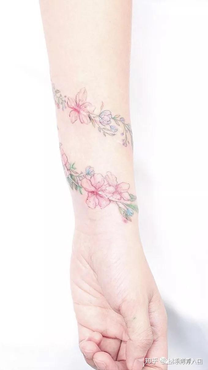 永不凋零的花环纹身《小清新素材》