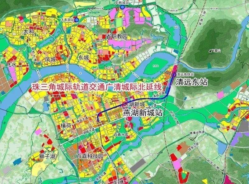 广清城轨规划图图片