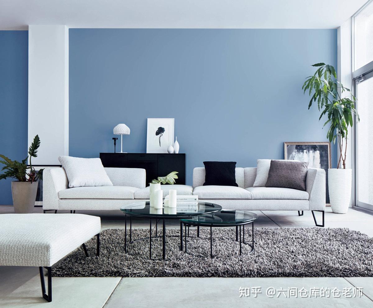 110㎡轻奢美式风格装修，灰蓝色让整体家居颜值提升不止一倍！ - 土木在线