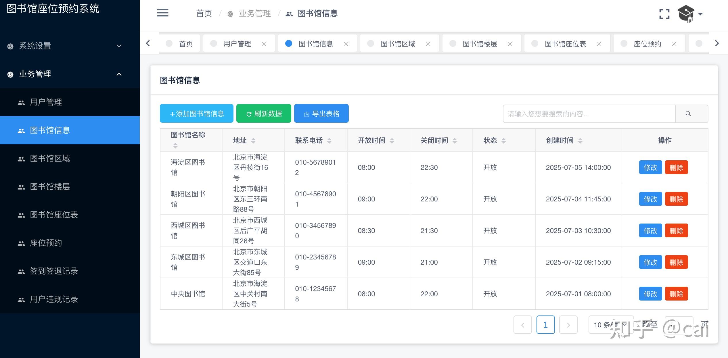 基于springboot+vue开发的图书馆座位预约系统【源码+sql+可运行】【50721】 - 知乎