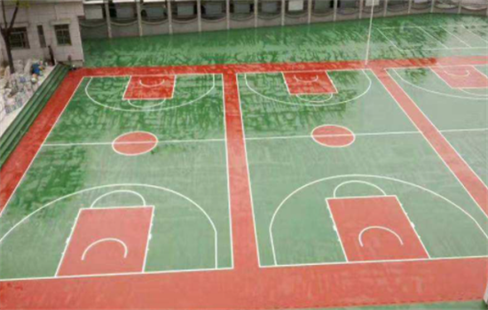室外硅pu篮球场排水沟处理方式这样做就没问题