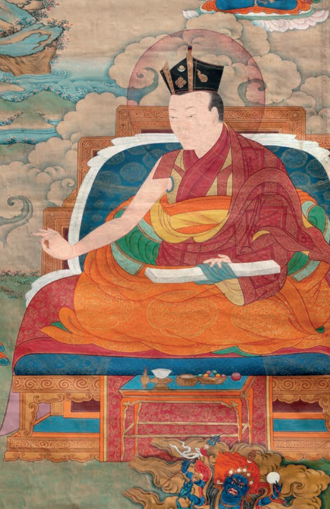 嘎玛嘎赤画派是西藏传统绘画三大流派之一,形成于16世纪下半叶,由南喀