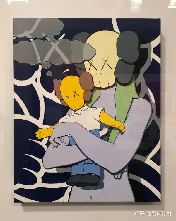 在创造经典造型 companion 的时候,kaws 借鉴了米老鼠的造型,大手套