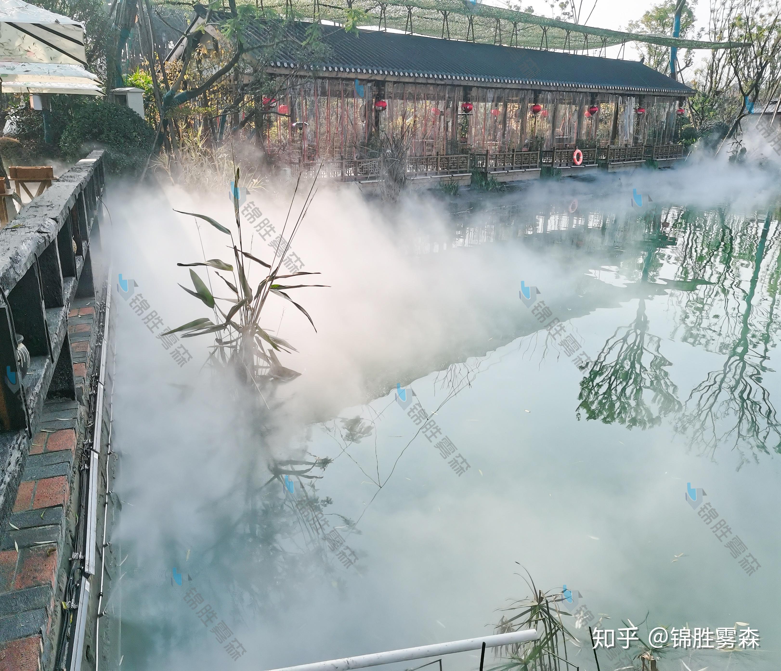 成都锦胜雾森人造雾系统体验雾与景与山与水呈现出的独特气质