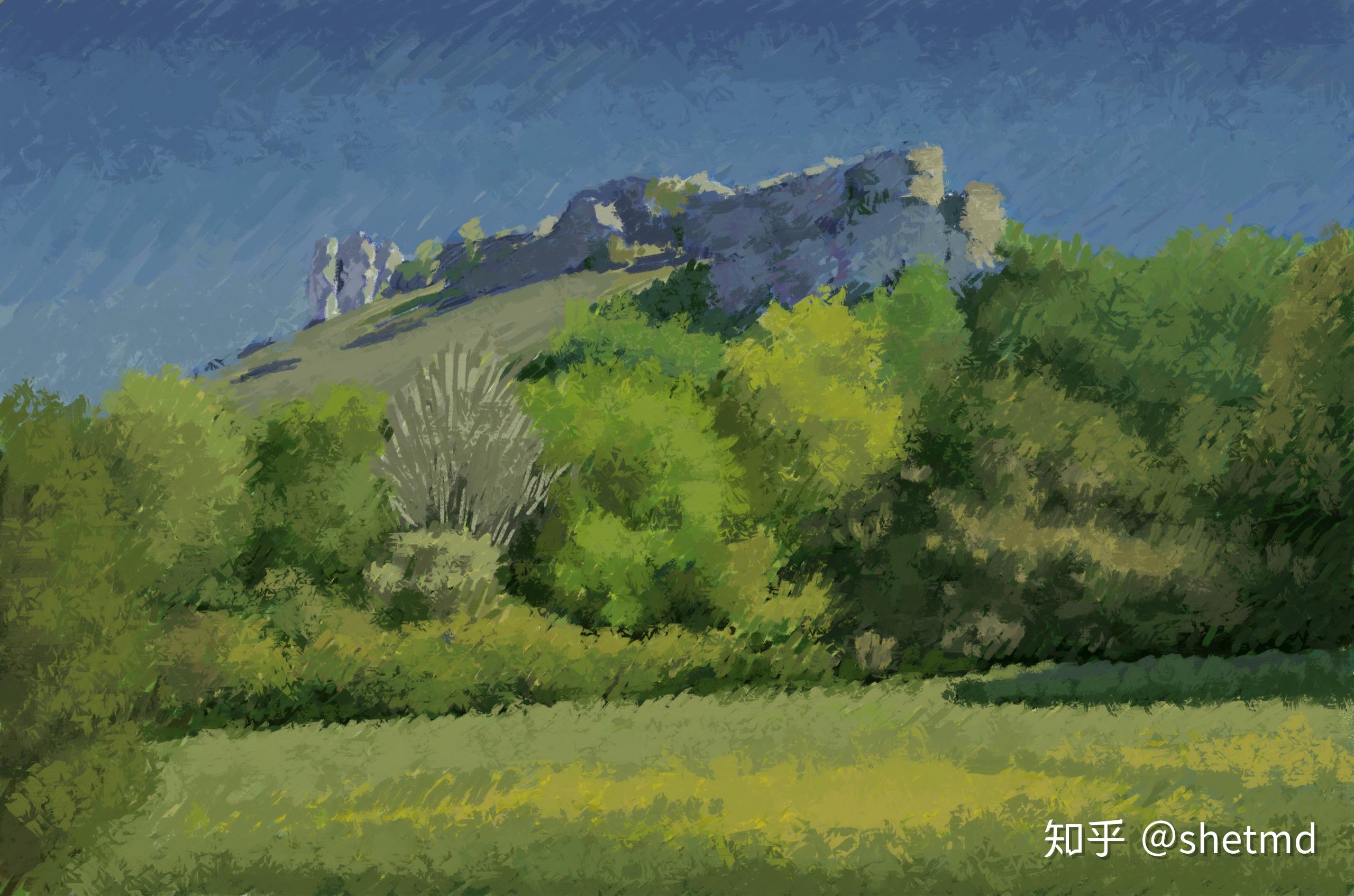 ipadproprocreate模拟传统油画感觉