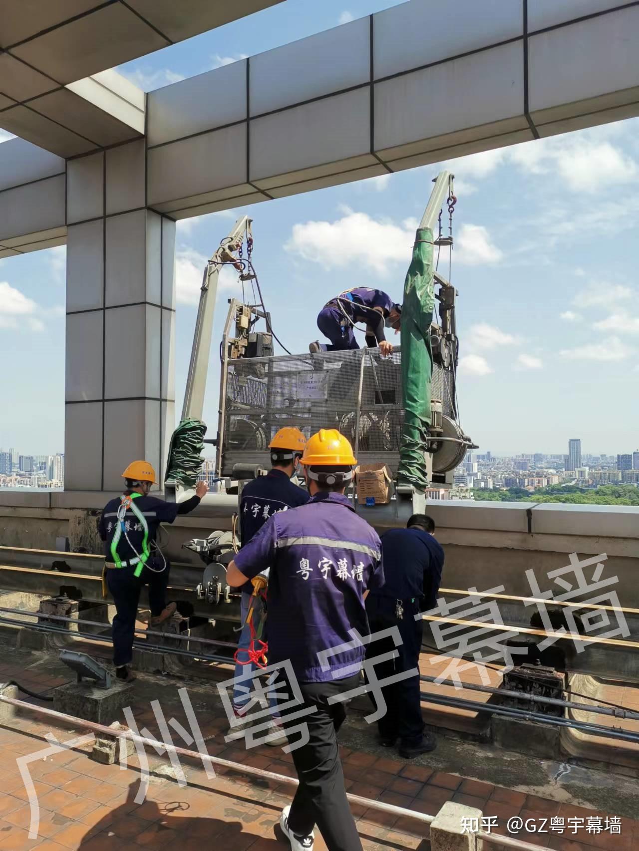 广州建筑幕墙玻璃维修保养注意事项