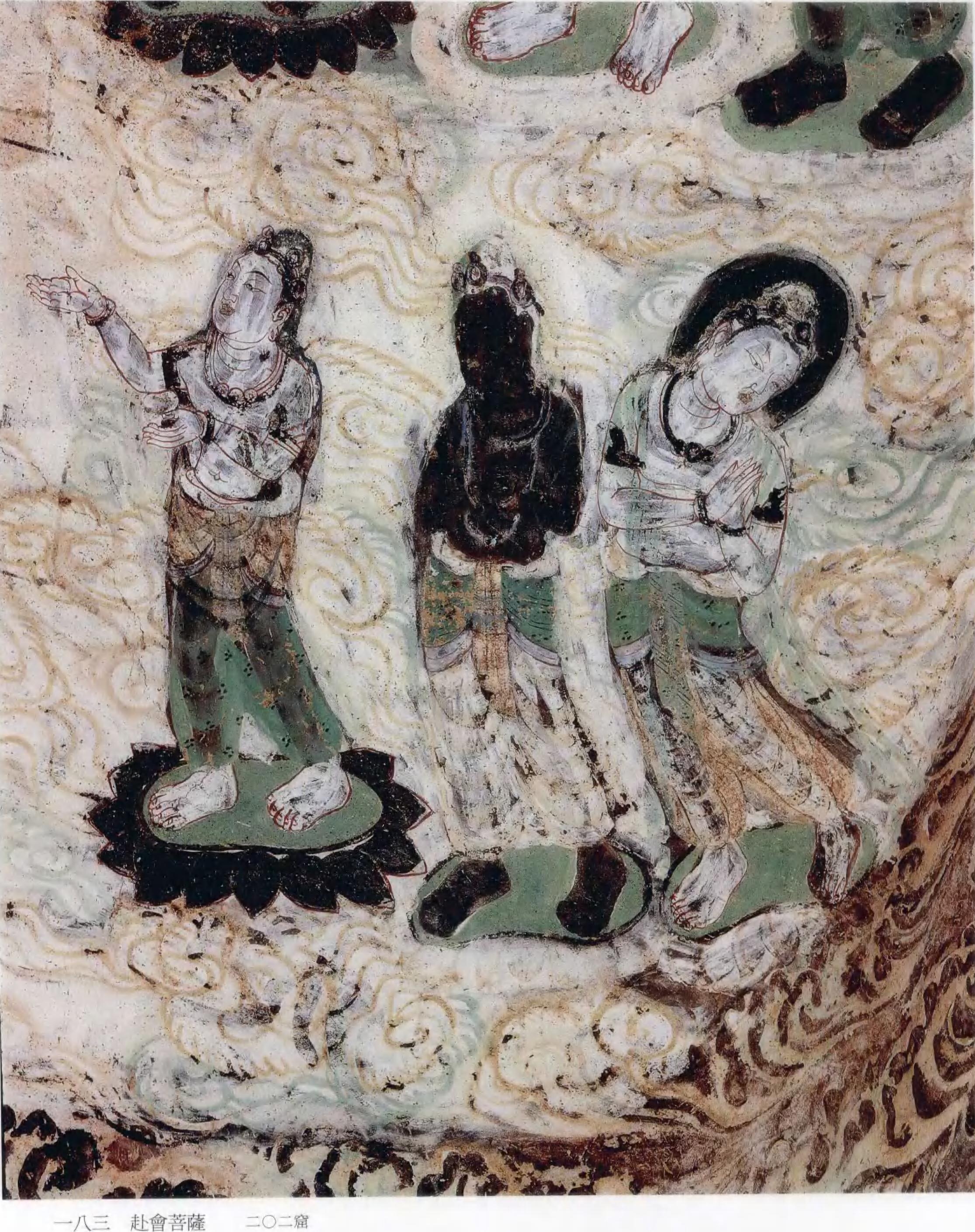 初唐-340窟-法华经之见宝塔品