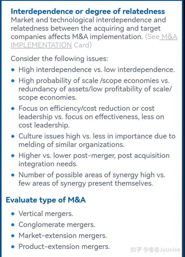 m&a case study wso