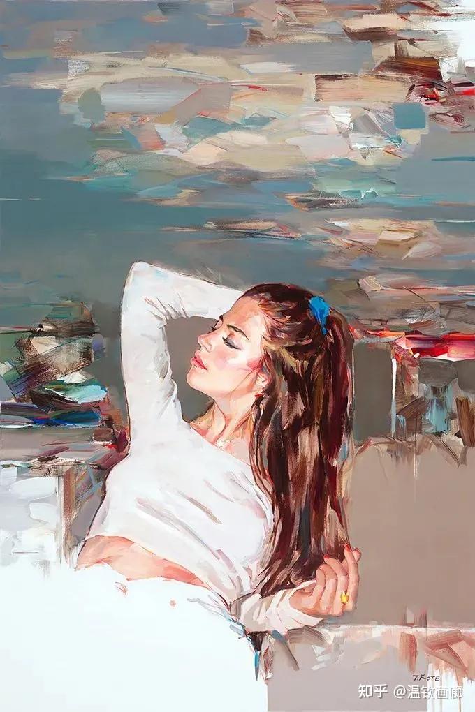 时尚前卫肖像人物画美国油画家约瑟夫·科特 josef kote