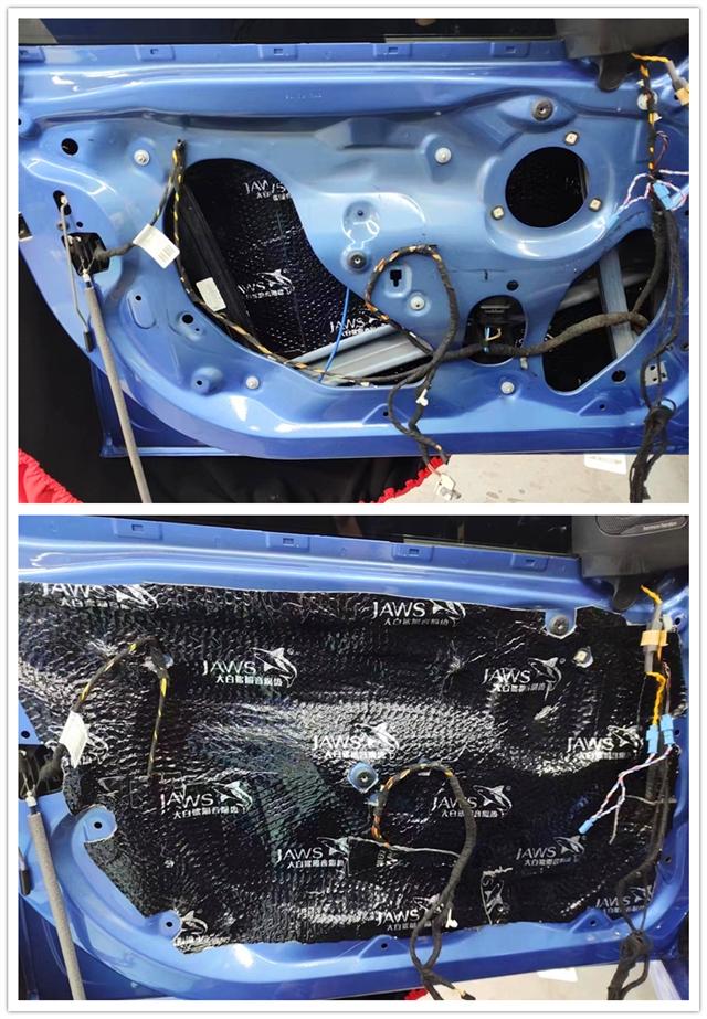 汕头专业汽车音响改装宝马320汽车改装丹拿236两分频阿尔派r600dsp