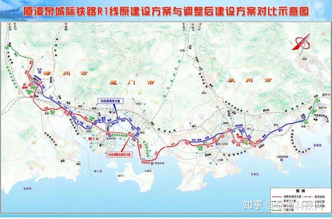 泉州-厦门-漳州城际轨道(r1线)工程起于泉州市泉州东站,止于漳州市