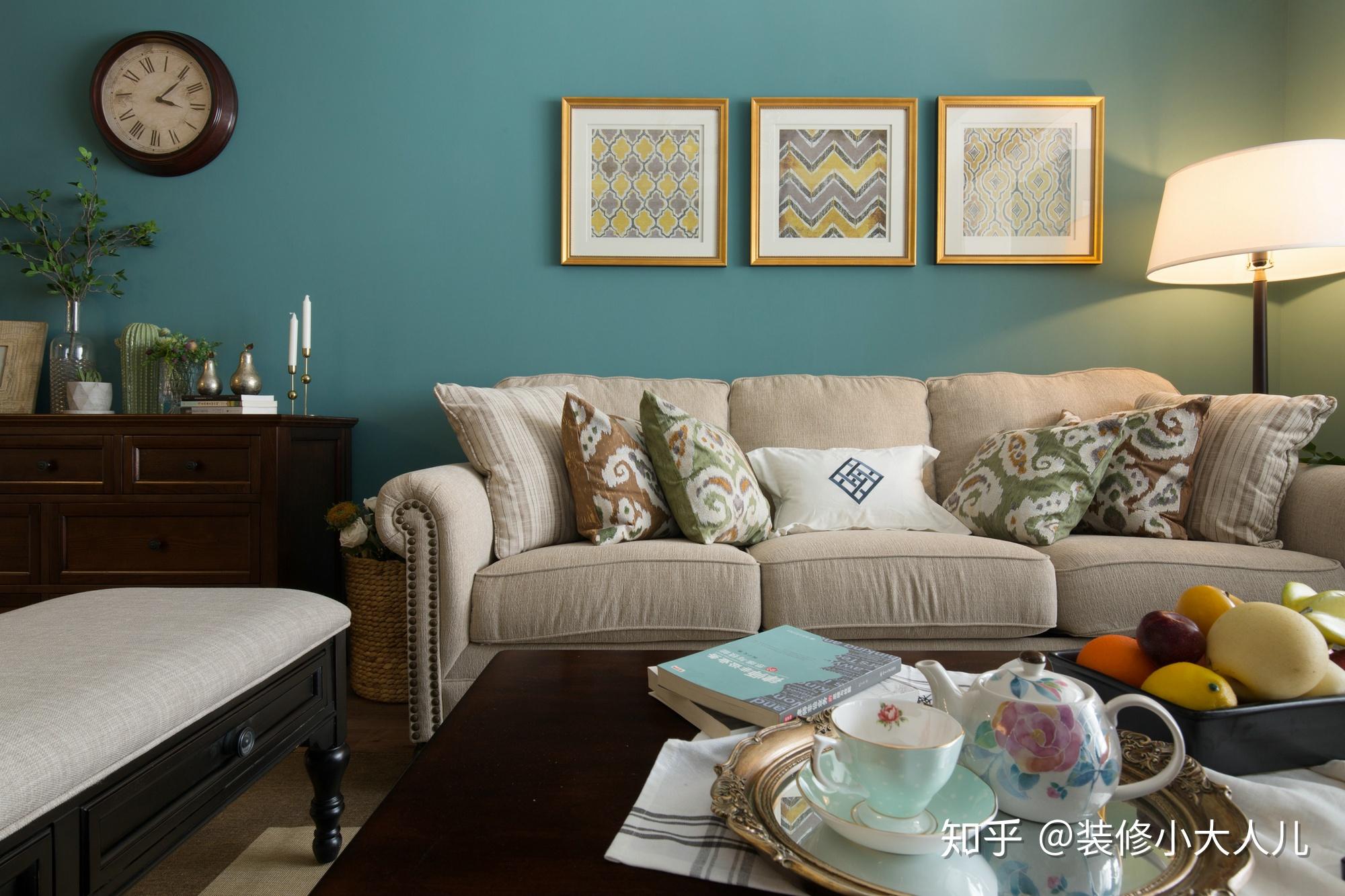 客厅乳胶漆颜色效果图 这几种室内乳胶漆颜色搭配效果超美→MAIGOO图库