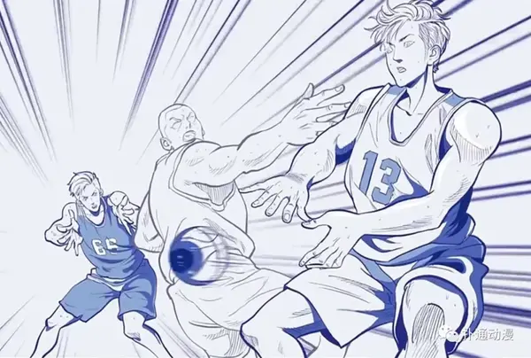 漫画版这就是灌篮二次元与三次元的碰撞定格精彩篮球瞬间