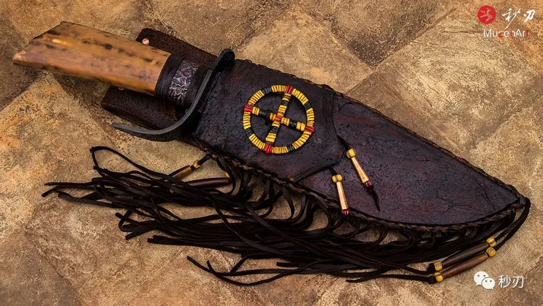 野味十足,造型张扬,原汁原味的印第安风情猎刀 - 知乎