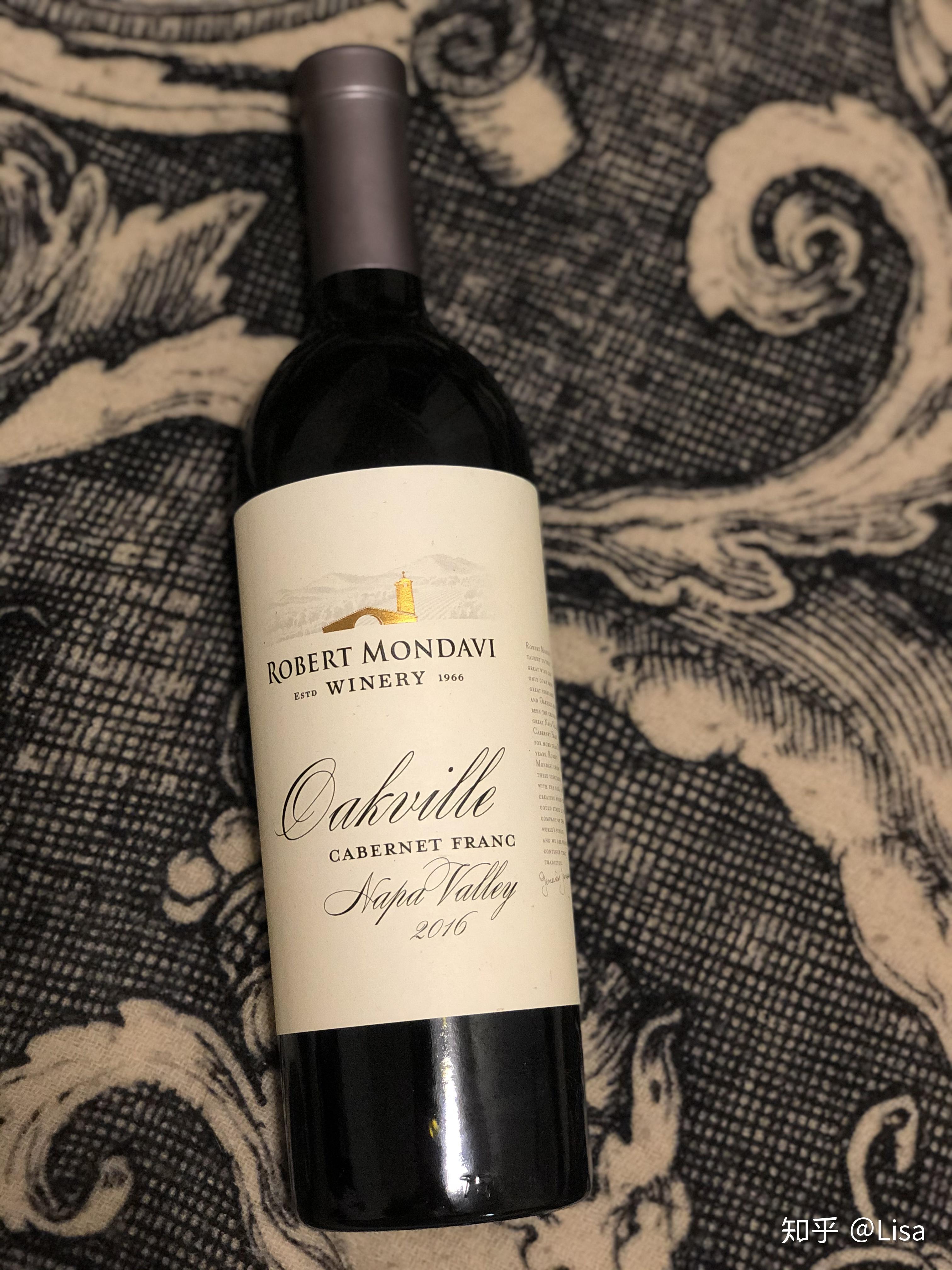 蒙大维酒庄品丽珠robertmondavicabfranc2016