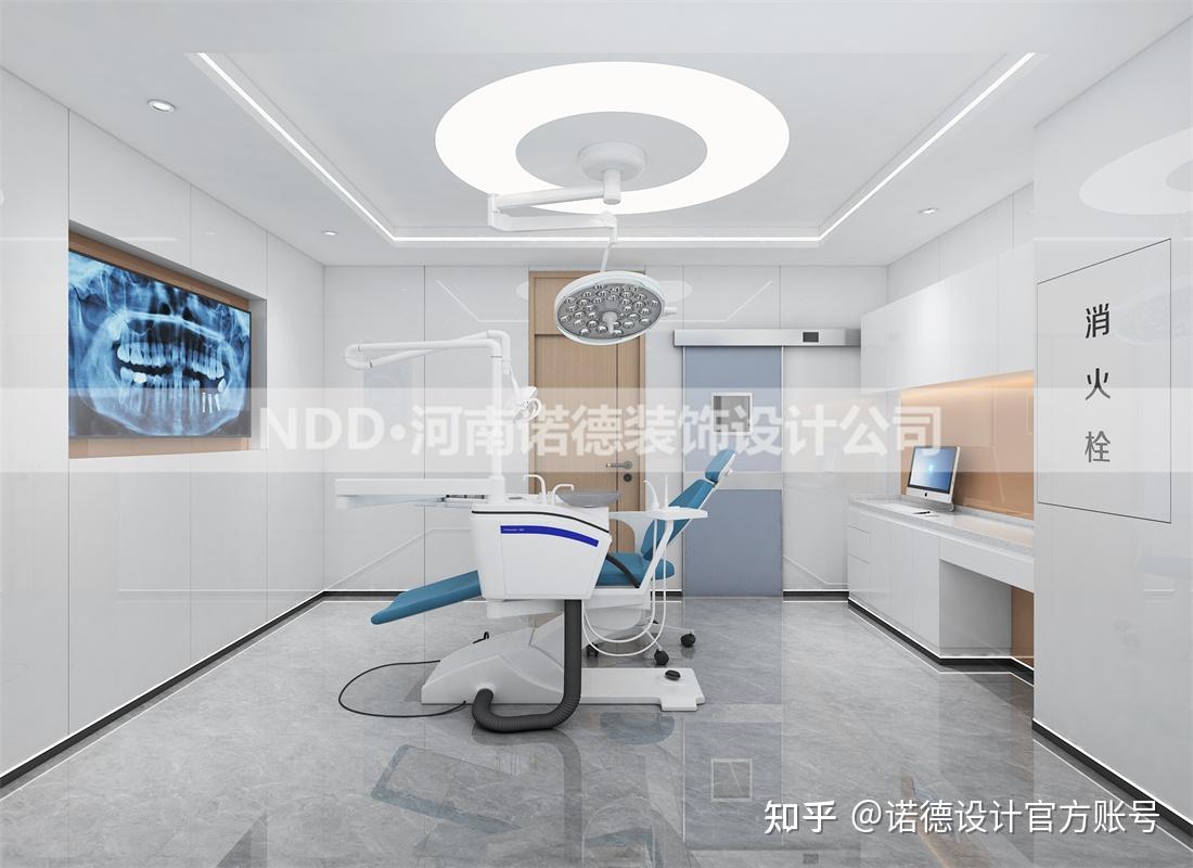 别具一格：160平口腔诊所设计案例｜鹤壁口腔诊所设计 - 知乎