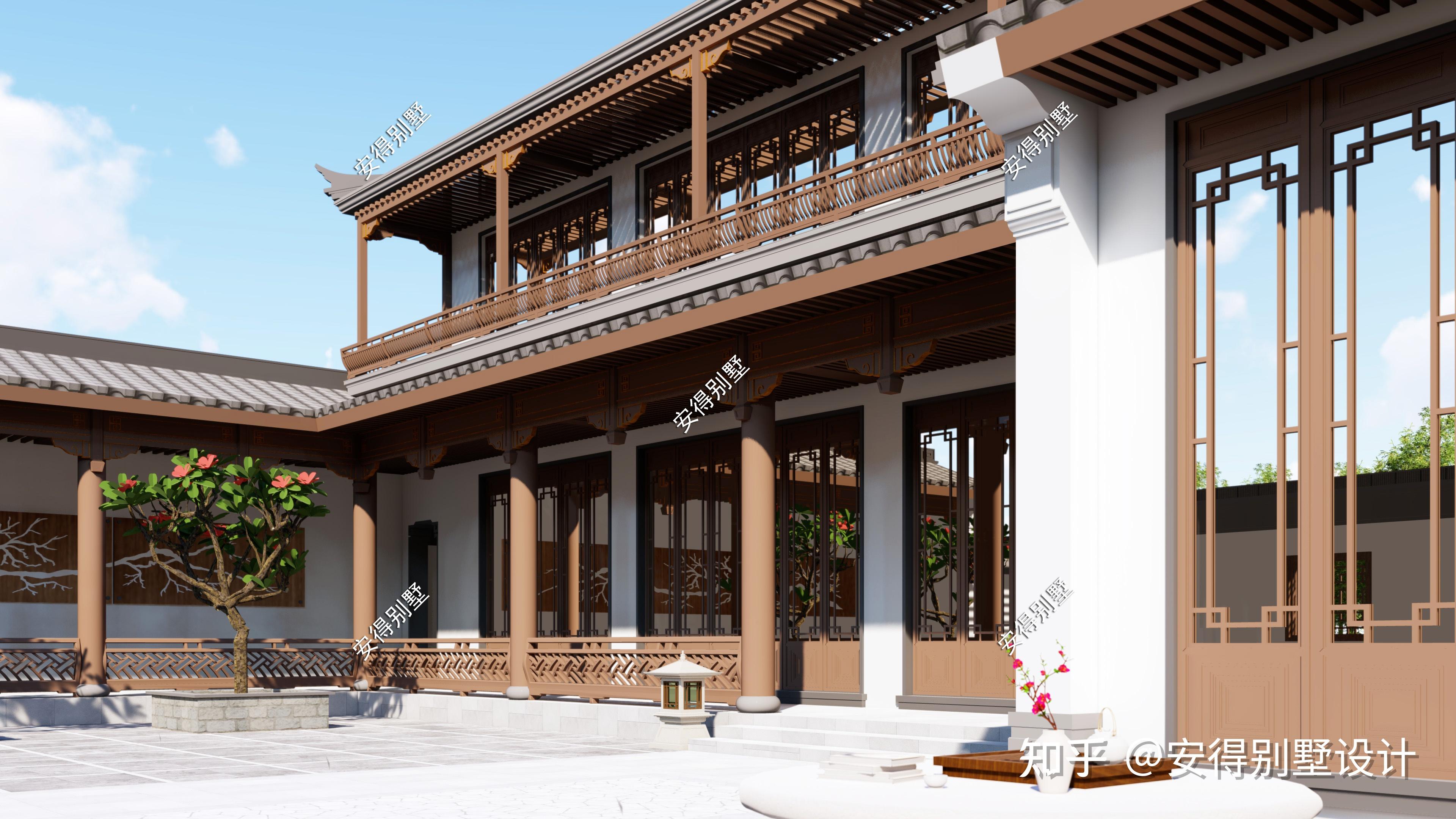9款中式合院别墅，有宅有院，最美乡村住宅！ - 知乎