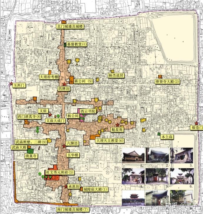 古城其历史可追溯至唐天宝年间,南诏王阁逻凤筑的羊苴咩城,为其新都.