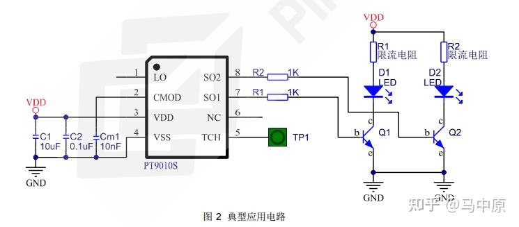 PT9010S——单触控双输出 LED 调光调色温IC - 知乎