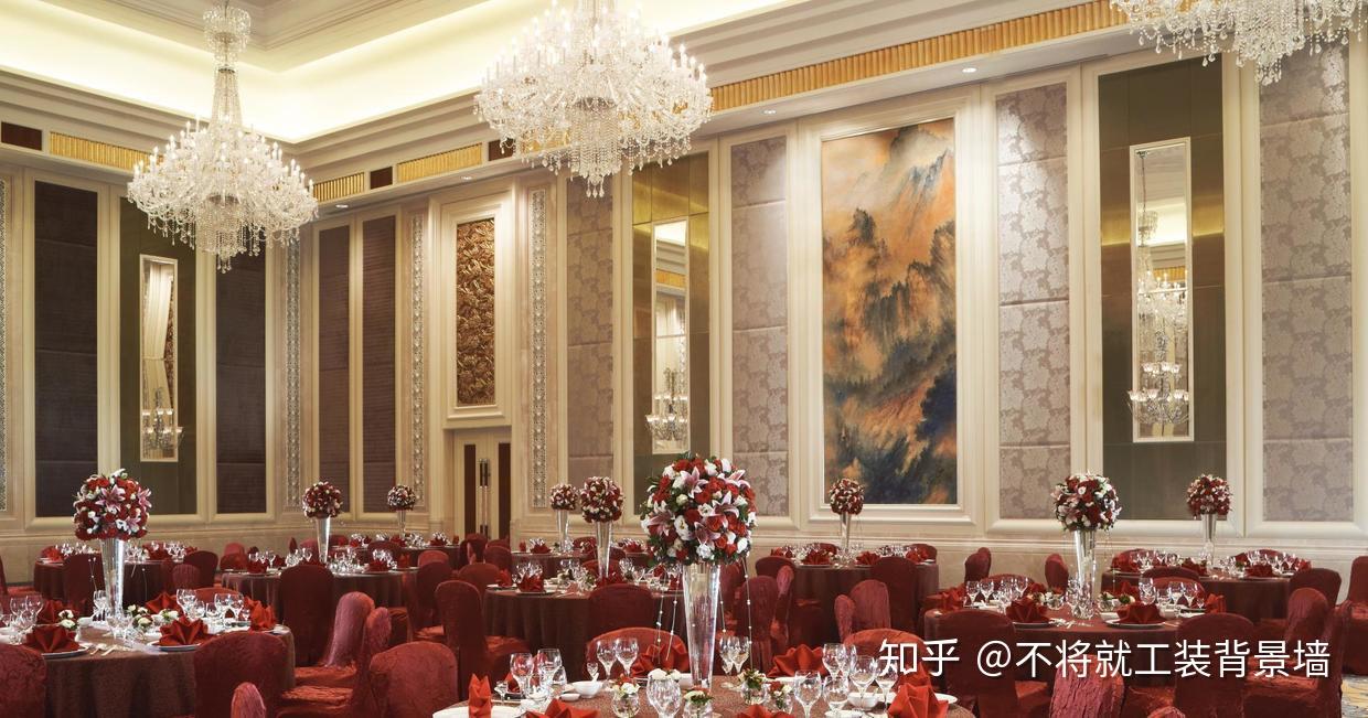 大型宴会厅软包背景墙效果图大全