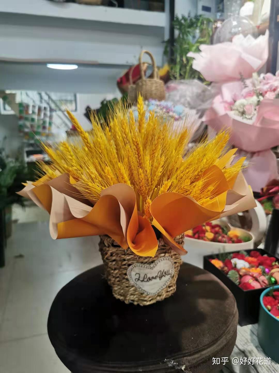 新年元旦花店大麦