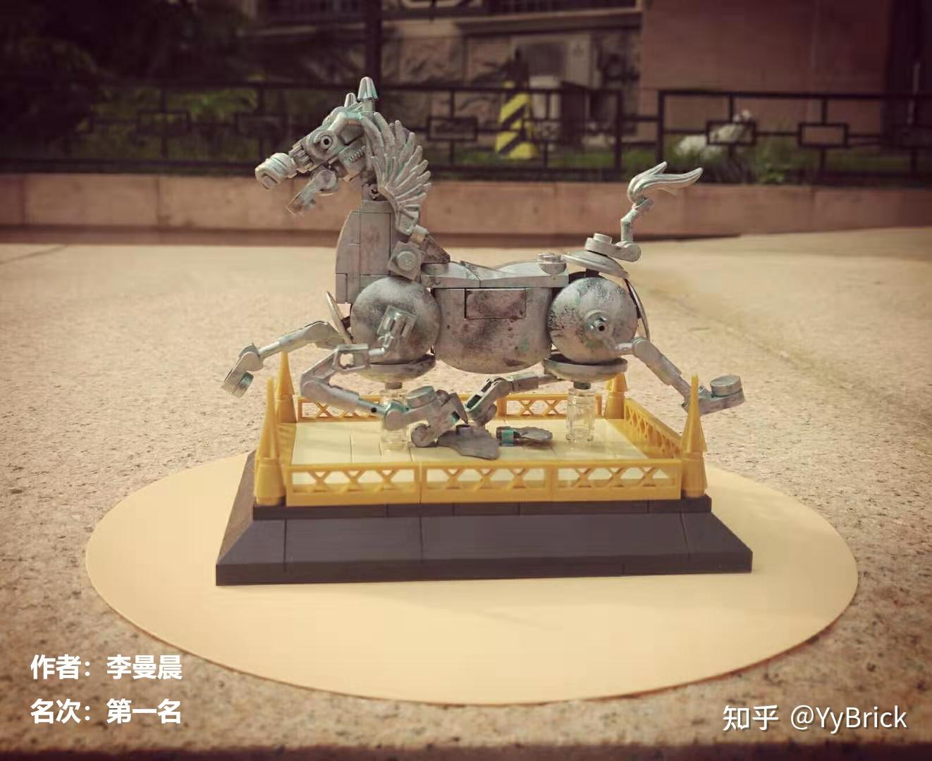 用乐高积木来复原青铜器觥西周用来盛酒的文物