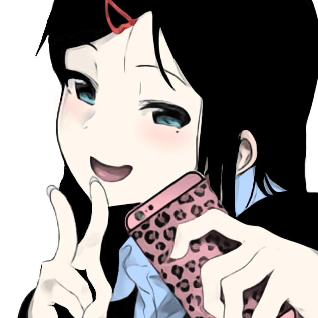 这是一期针对白底动漫女生头像的文章哦