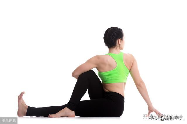 瑜伽体式之简易脊柱扭转式meru vakrasana 放松脊柱 刺激脊髓神经