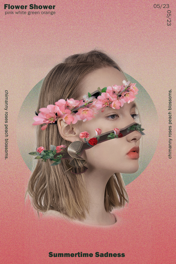 鱼子匠教育ps教程教你如何制作头像切割版丽人形象海报