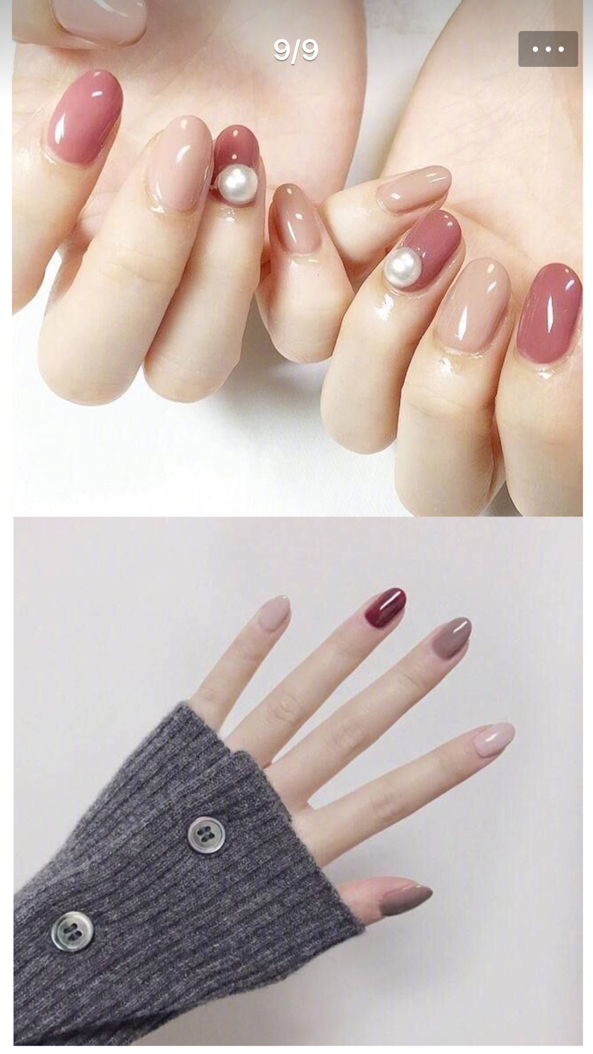 有没有简约风格的美甲图案?