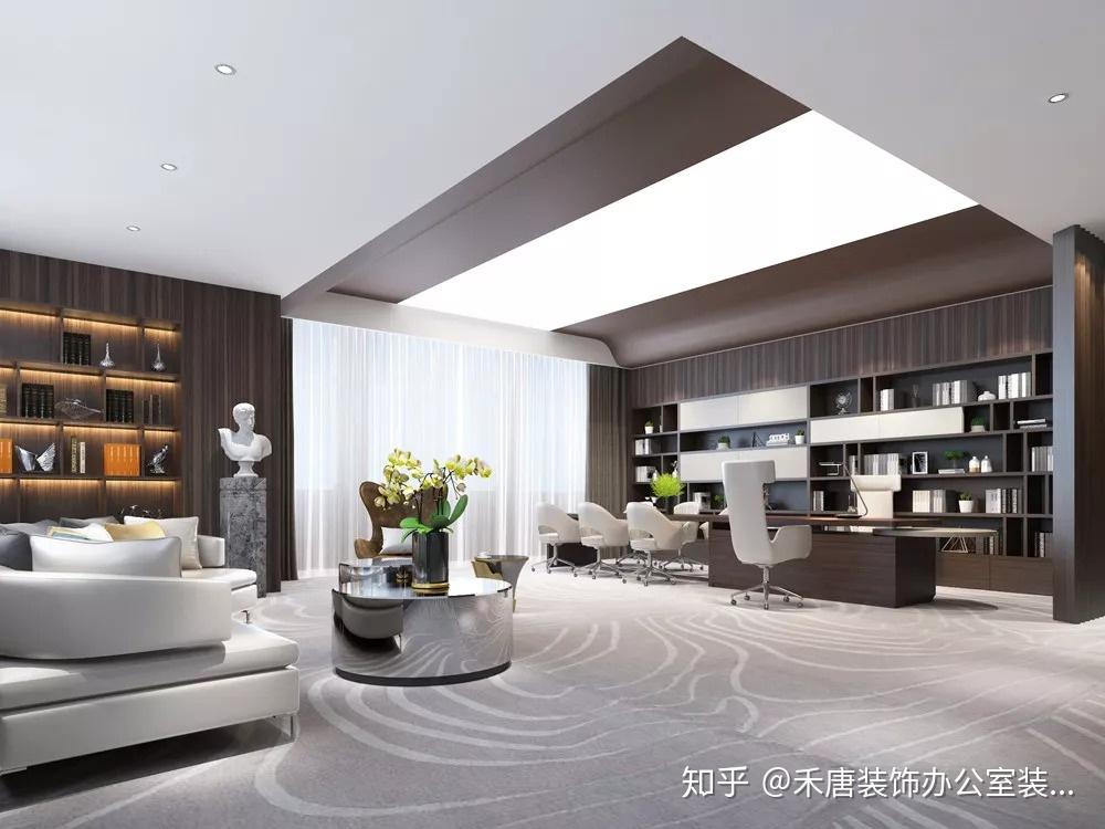 小型老总办公室效果图 老总办公室装修图 - 知乎