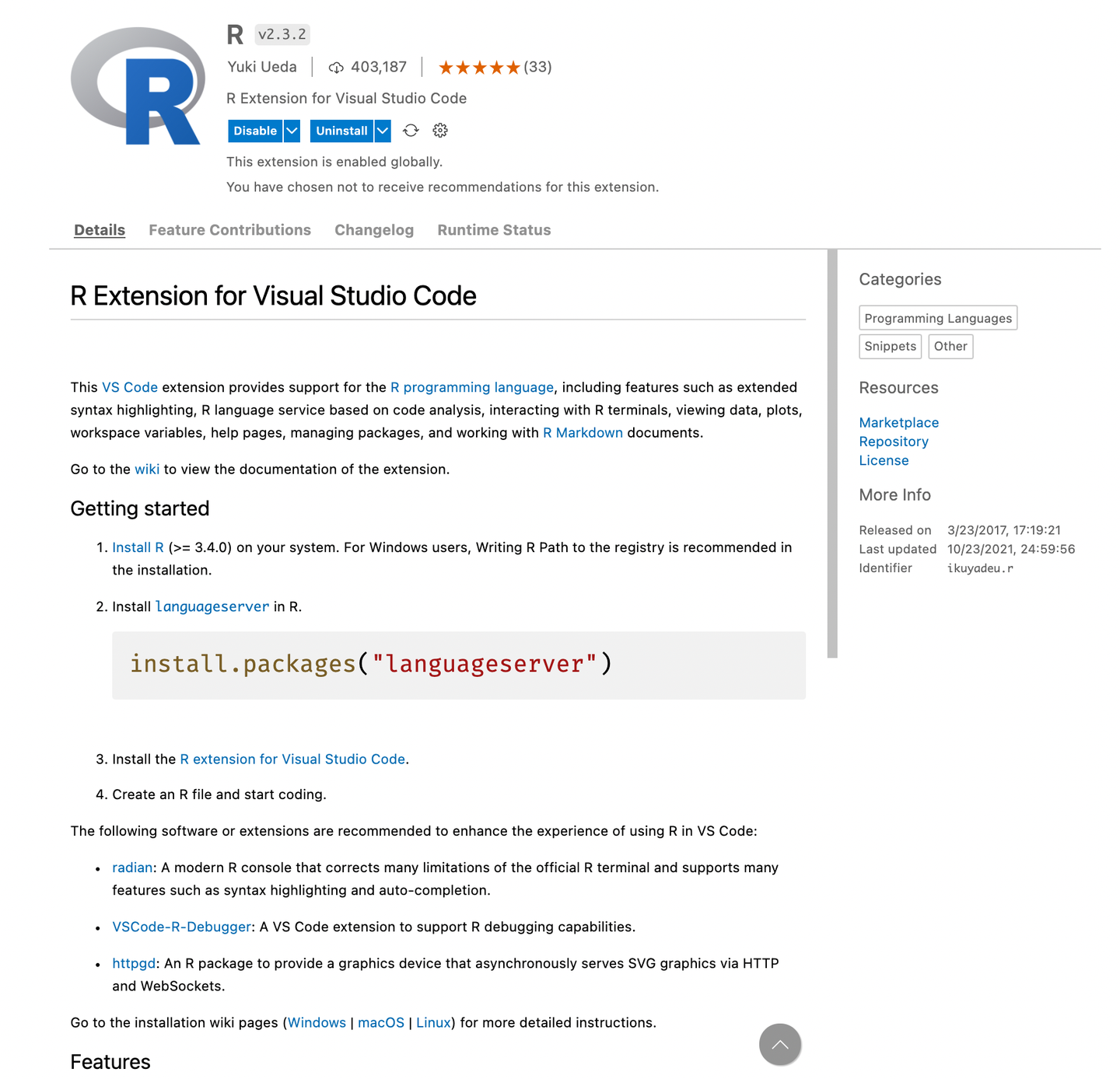  r vscode jupyterlab 