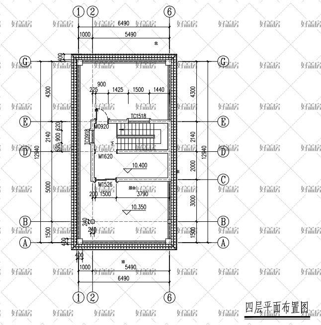 4米寬15米長建房設計圖